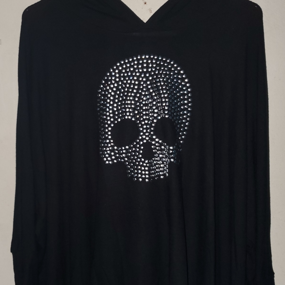 Lauren Moshi Studded Wilma Nailhead hoodie - Picture 4 of 10